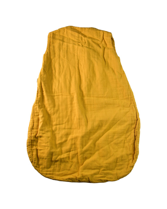 A Yellow Sleepsacs from Nobodinoz in size 0-3M for neutral. (Back View)