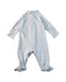 A Blue Long Sleeve Jumpsuits from Kissy Kissy in size Newborn for girl. (Back View)