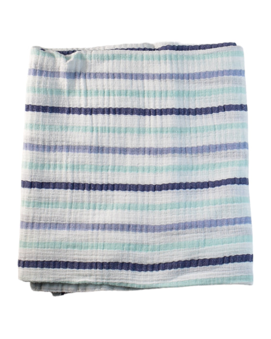 A Blue Swaddles from Aden & Anais in size O/S for neutral. (Front View)