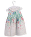 A White Sleeveless Dresses from Mayoral in size 6-12M for girl. (Back View)