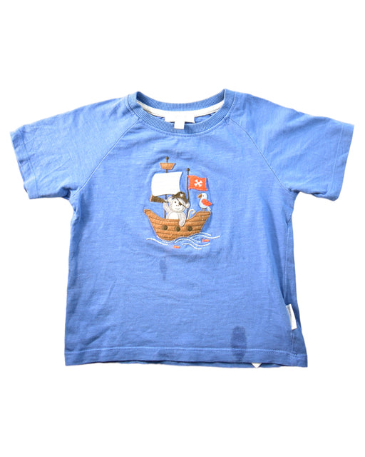 A Blue Short Sleeve T Shirts from Purebaby in size 18-24M for boy. (Front View)