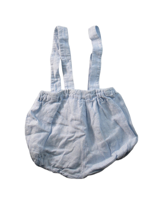 A Blue Overall Shorts from Wedoble in size 18-24M for girl. (Back View)