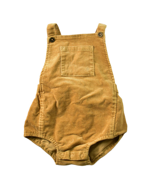 A Brown Overall Shorts from Jamie Kay in size 3T for girl. (Front View)