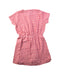 A Pink Short Sleeve Dresses from Petit Bateau in size 6-12M for girl. (Back View)