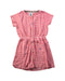 A Pink Short Sleeve Dresses from Petit Bateau in size 6-12M for girl. (Front View)
