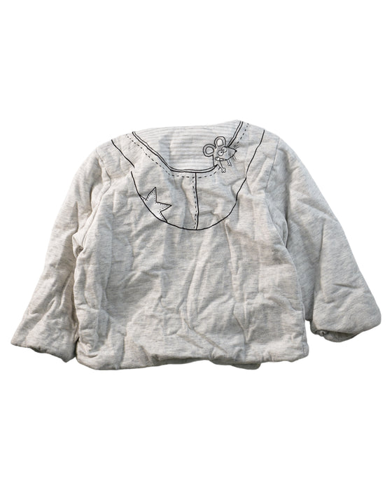 A Grey Lightweight Jackets from Little Marc Jacobs in size 6-12M for neutral. (Back View)