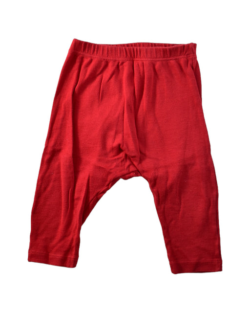 A Red Leggings from Petit Bateau in size 3-6M for girl. (Front View)