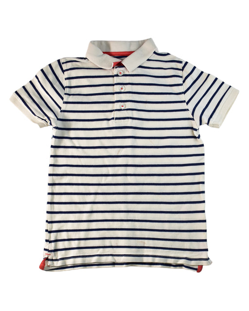 A Navy Short Sleeve Polos from Boden in size 6T for boy. (Front View)
