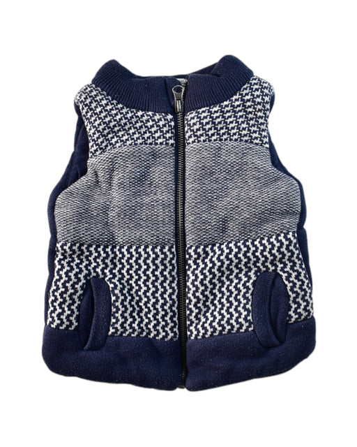 A Navy Outerwear Vests from Seed in size M for neutral. (Front View)