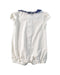 A White Short Sleeve Rompers from Mayoral in size 3-6M for girl. (Back View)