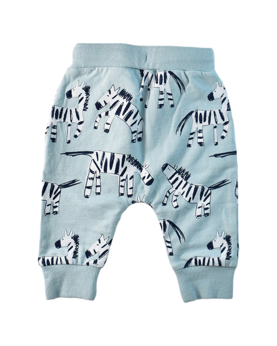 A Blue Sweatpants from Seed in size 0-3M for boy. (Back View)