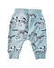 A Blue Sweatpants from Seed in size 0-3M for boy. (Back View)