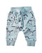 A Blue Sweatpants from Seed in size 0-3M for boy. (Front View)