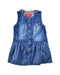 A Blue Sleeveless Dresses from s.Oliver in size 6-12M for girl. (Front View)