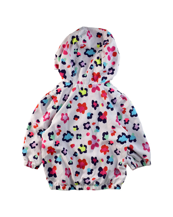 A White Lightweight Jackets from DPAM in size 6-12M for girl. (Back View)