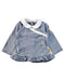 A Blue Long Sleeve Tops from Steiff in size 3-6M for girl. (Front View)
