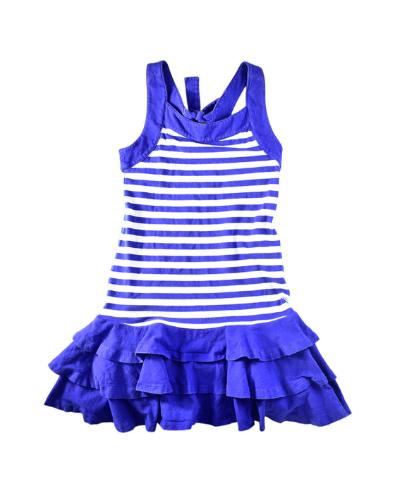 A Navy Sleeveless Dresses from Florence Eiseman in size 7Y for girl. (Front View)