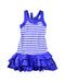 A Navy Sleeveless Dresses from Florence Eiseman in size 7Y for girl. (Front View)