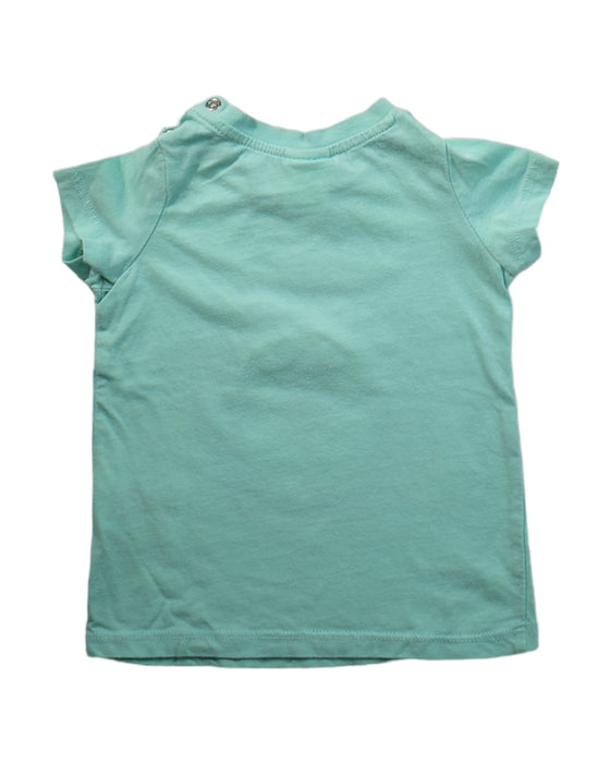 A Green Short Sleeve T Shirts from Seed in size 0-3M for neutral. (Back View)