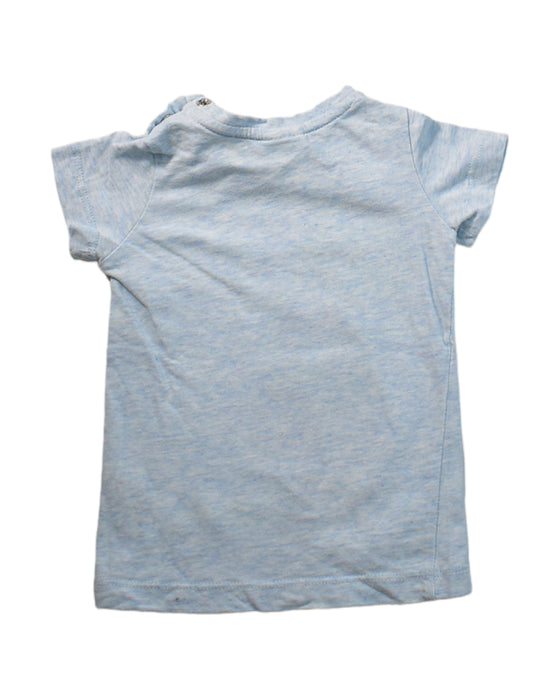 A Blue Short Sleeve T Shirts from Seed in size 0-3M for boy. (Back View)