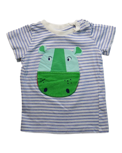 A Blue Short Sleeve T Shirts from Seed in size 0-3M for boy. (Front View)