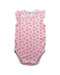 A Pink Long Sleeve Bodysuits from Seed in size 3-6M for girl. (Front View)