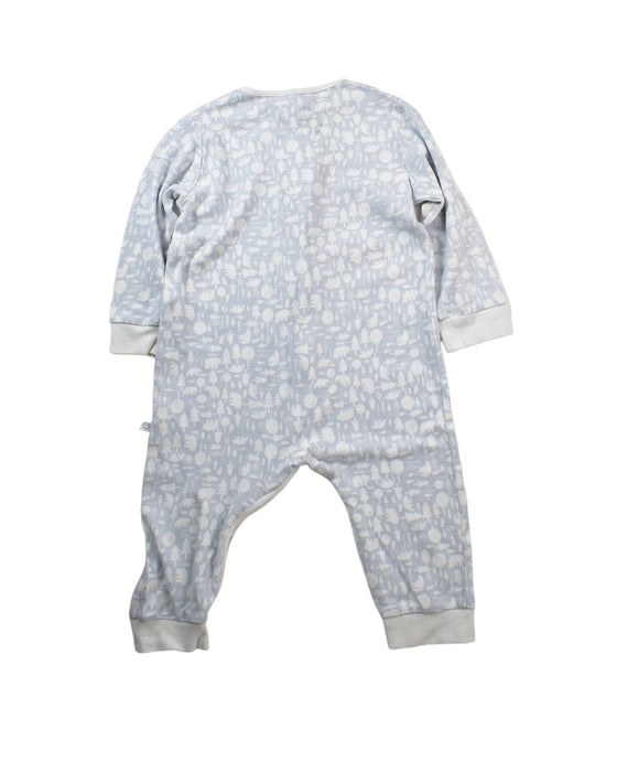 A Grey Onesies from Mori in size 18-24M for neutral. (Back View)