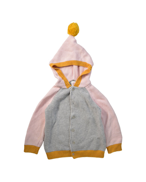 A Pink Cardigans from Seed in size 6-12M for girl. (Front View)