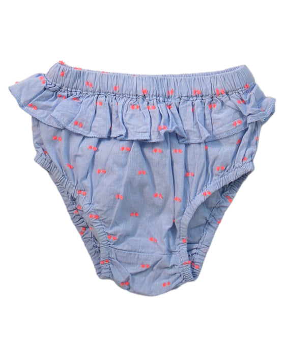 A Blue Bloomers from Seed in size 3-6M for girl. (Front View)