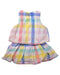 A Multicolour Sleeveless Dresses from Seed in size 2T for girl. (Back View)