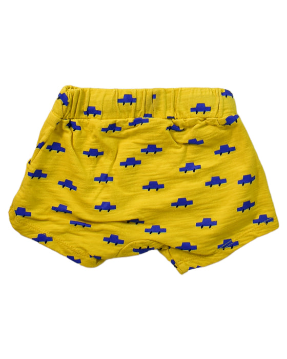 A Yellow Shorts from Seed in size 0-3M for boy. (Back View)