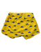 A Yellow Shorts from Seed in size 0-3M for boy. (Back View)
