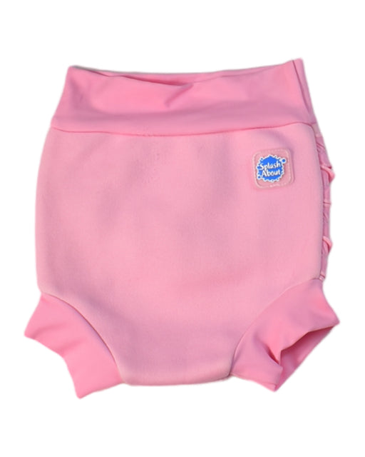 A Pink Swim Diapers from Splash About in size S for girl. (Front View)