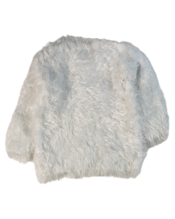 A White Knit Sweaters from Seed in size 6-12M for neutral. (Back View)