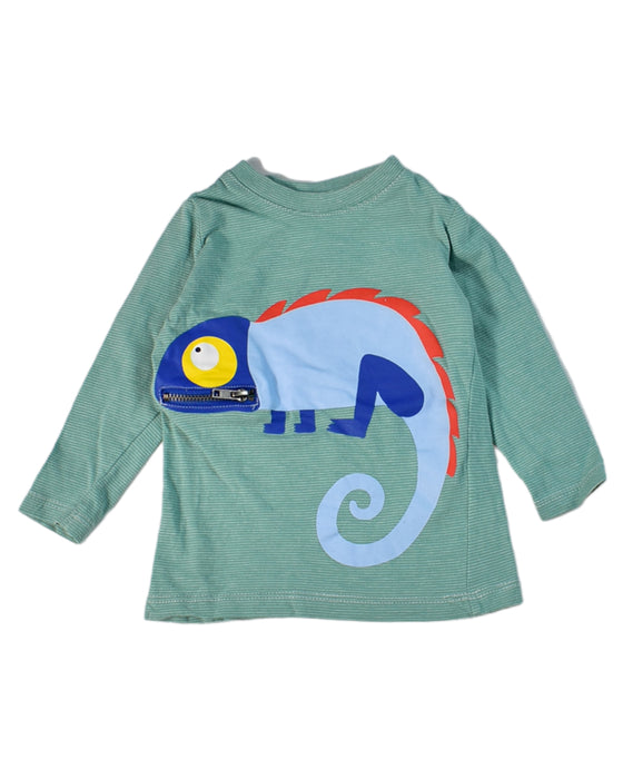A Green Long Sleeve Tops from Seed in size 3-6M for boy. (Front View)