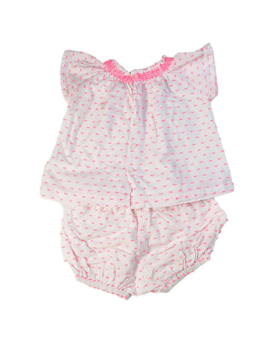 A Pink Shorts Sets from Seed in size 12-18M for girl. (Back View)