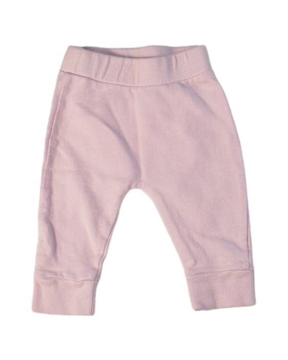A Pink Sweatpants from Seed in size 0-3M for girl. (Front View)