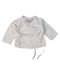 A White Long Sleeve Tops from Bébé by Minihaha in size 0-3M for girl. (Front View)