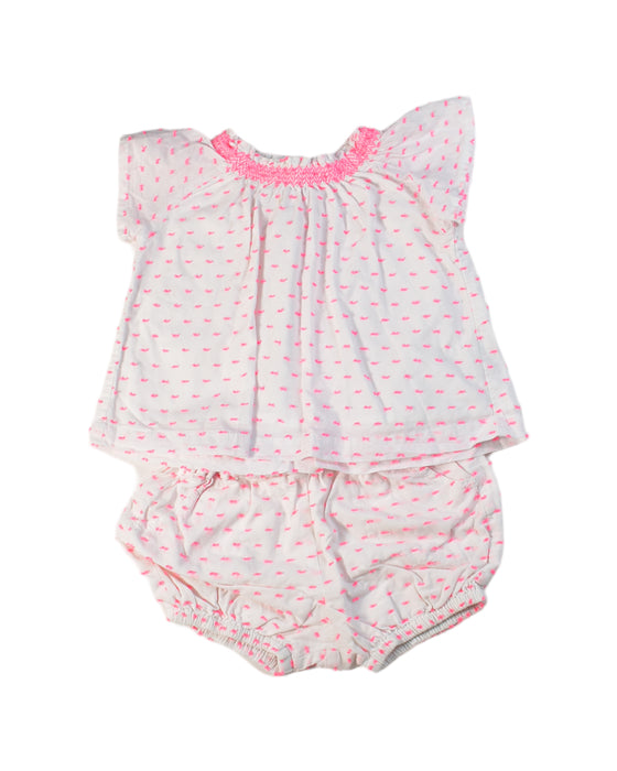 A Pink Shorts Sets from Seed in size 12-18M for girl. (Front View)