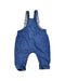 A Blue Long Overalls from Seed in size 0-3M for neutral. (Back View)