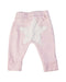 A Pink Sweatpants from Seed in size 0-3M for girl. (Back View)
