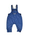 A Blue Long Overalls from Seed in size 0-3M for neutral. (Front View)