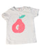 A White Short Sleeve T Shirts from Seed in size 0-3M for girl. (Front View)