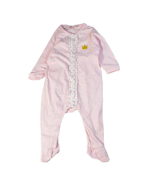 A Pink Long Sleeve Jumpsuits from Billieblush in size 3-6M for girl. (Front View)