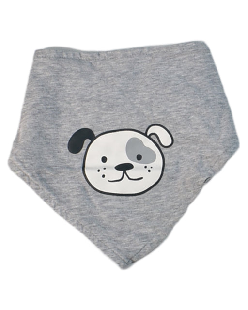 A Grey Bibs from Seed in size O/S for neutral. (Front View)