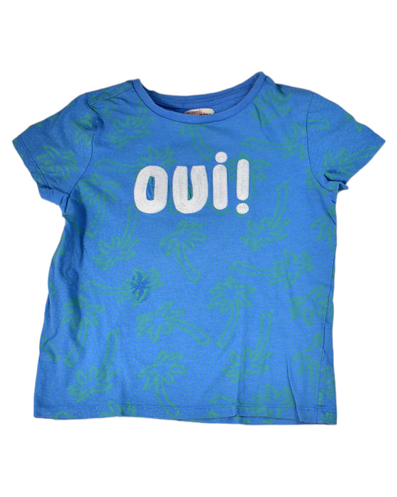 A Blue Short Sleeve T Shirts from Du Pareil au même in size 8Y for boy. (Front View)