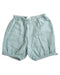 A Green Shorts from Chateau de Sable in size 6-12M for neutral. (Front View)
