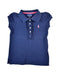 A Navy Short Sleeve Polos from Polo Ralph Lauren in size 3T for girl. (Front View)