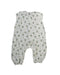 A White Sleeveless Rompers from Petit Bateau in size 6-12M for girl. (Back View)