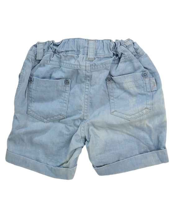 A Blue Shorts from Chateau de Sable in size 6-12M for girl. (Back View)